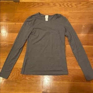 Long-Sleeve Grey Shirt